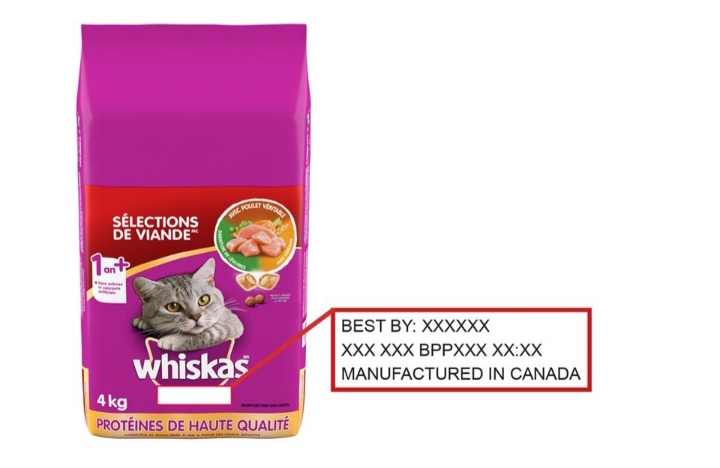 Voluntary Recall of Limited Number of Whiskas Dry Cat Food