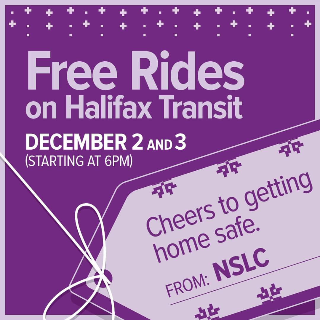 All Halifax Transit bus Access A Bus and ferry rides will be free